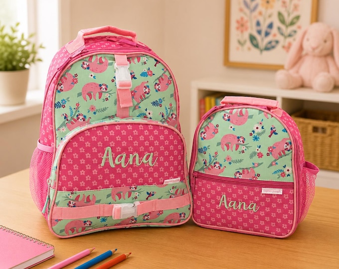 Children's Backpack and Lunchbox: Embroidery Personalization