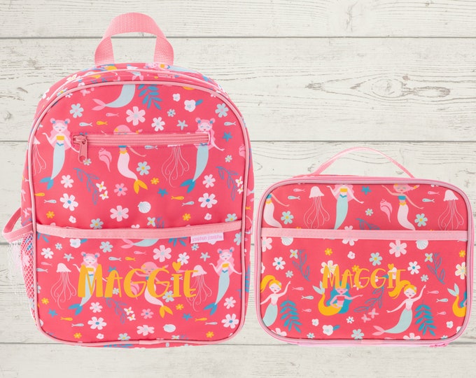Junior Backpack and Lunchbox Set with Embroidery Personalization