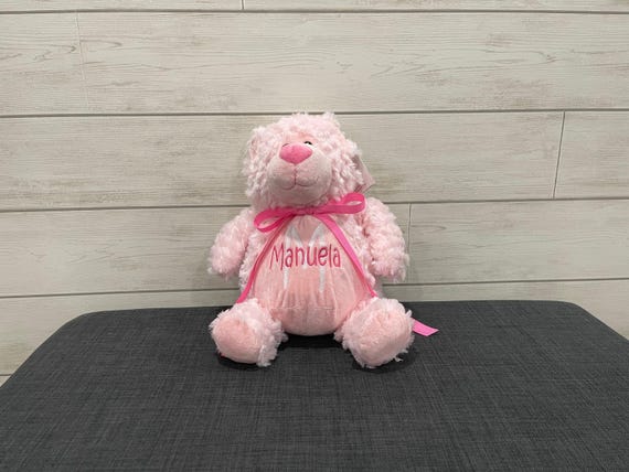 Personalized Stuffed Animal - Perfect Gift for Baby Showers Baptisms Adoptions Birthdays - Unique and One-of-a-kind Keepsake
