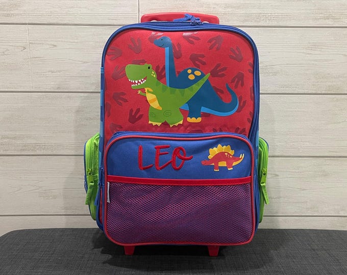 Children's Rolling Luggage: Carry-On Size, Embroidery Personalization