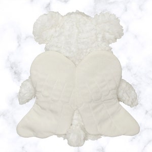 Angel Baby Keepsake, Infant Loss Gift, Sympathy Gift Stuffed Animal Bear with Wings image 3