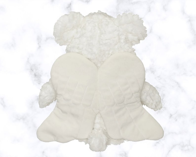 Angel Baby Keepsake, Infant Loss Gift, Sympathy Gift Stuffed Animal Bear with Wings image 3