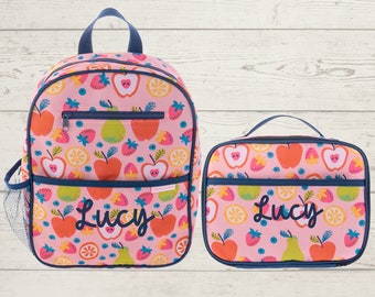 Junior Backpack and Lunchbox Set with Embroidery Personalization