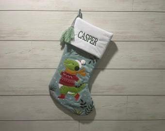 Personalized Christmas Stocking with name embroidered