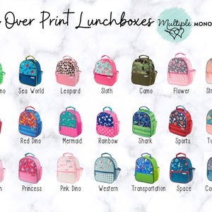 Children's Lunchbox with Embroidery Personalization image 2