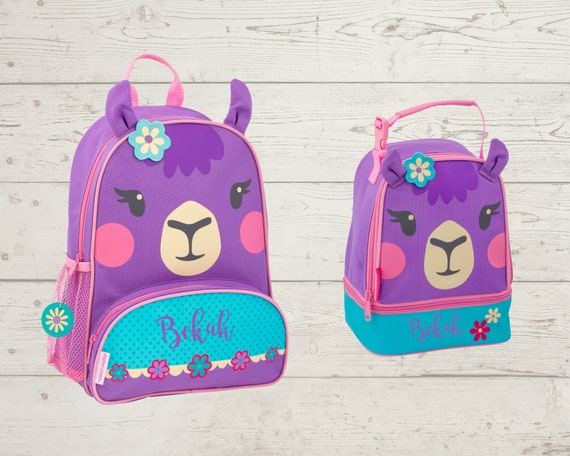 Children's Sidekick Backpack and Lunch Pal Set with Embroidery Personalization