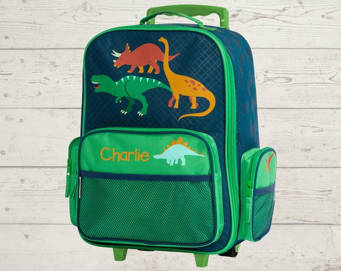 Children's Rolling Luggage: Carry-On Size, Embroidery Personalization