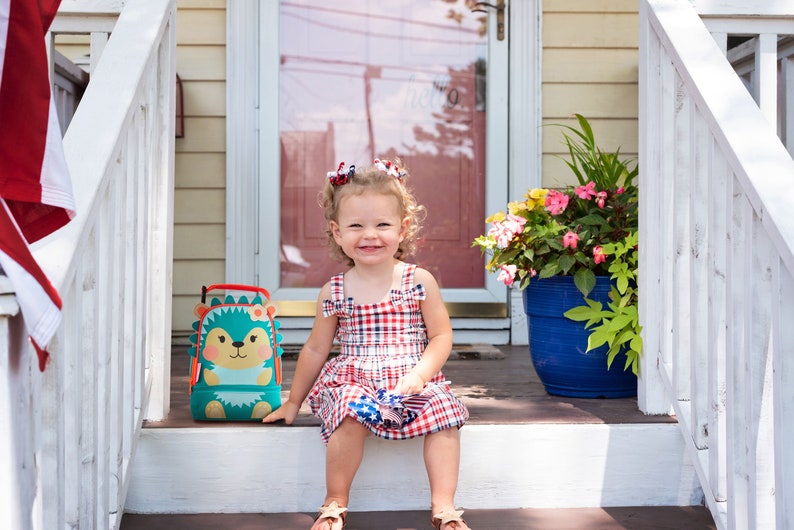 Children's Lunchbox Lunch Pal with Embroidery Personalization image 8