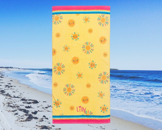 Children's Personalized Beach Towel Embroidery