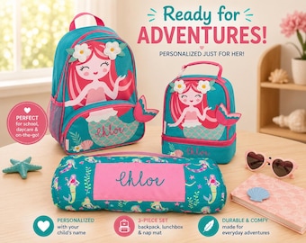 School Essentials: Nap Mat, Backpack and Lunchbox