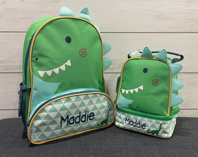 Children's Sidekick Backpack and Lunchpal Set: Embroidery Personalization