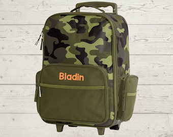 Children's Rolling Luggage: Carry-On Size, Embroidery Personalization