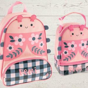Children&#39;s Backpack and Lunchpal Set with Embroidery Personalization