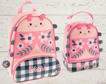 Children's Sidekick Backpack and Lunchpal Set: Embroidery Personalization
