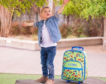 Children's All Over Print Rolling Luggage FREE Embroidery Personalization