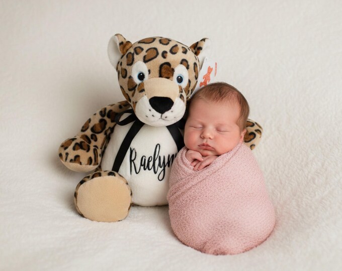 Personalized Stuffed Animal: Embroidered Keepsake Gift