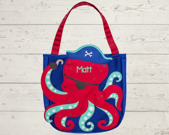 Children's Beach Bag and Sand Toys with Embroidery Personalization