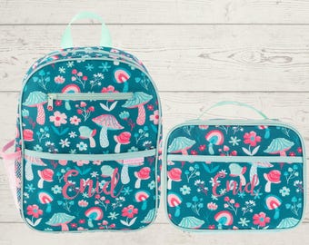 Junior Backpack and Lunchbox Set with Embroidery Personalization