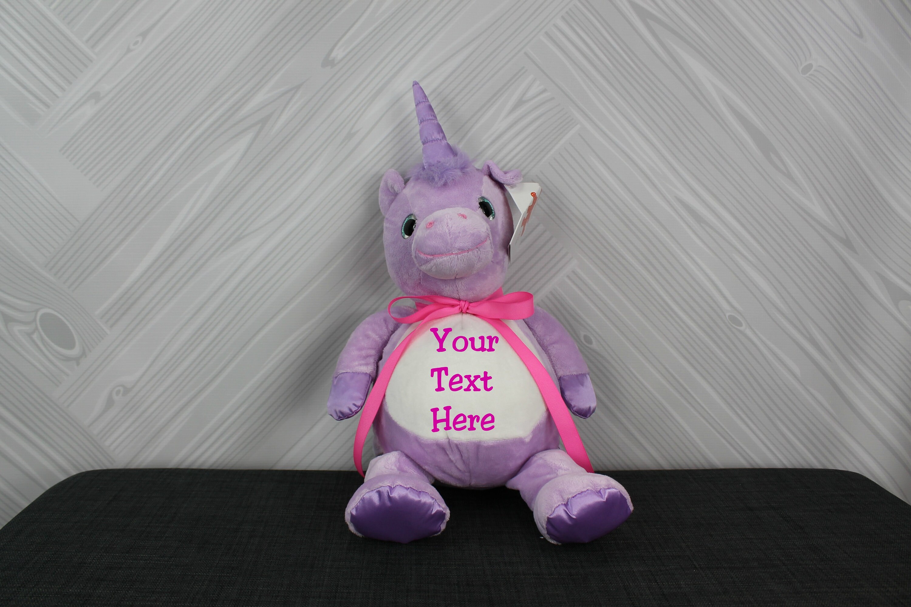 personalized baptism stuffed animal