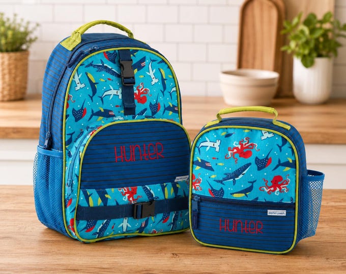 Children's Backpack and Lunchbox: Embroidery Personalization