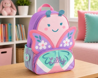 Personalized Kids Backpack with Embroidery: Stephen Joseph School Bag