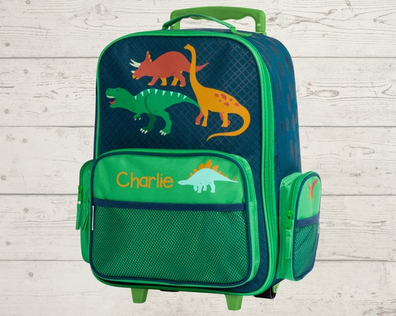 Children's Rolling Luggage FREE Embroidery Personalization Carry On Size Luggage