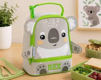 Personalized Childrens Lunchbox with Embroidery Personalization - Lunch Pal for Kids