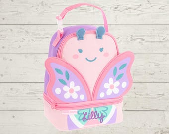 Personalized Childrens Lunchbox with Embroidery Personalization - Lunch Pal for Kids