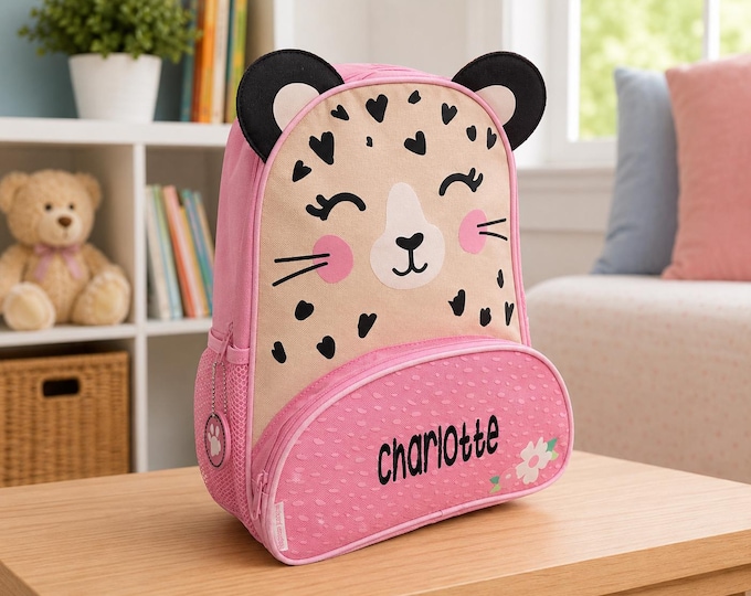 Personalized Kids Backpack: Embroidered Childrens Travel School Bag