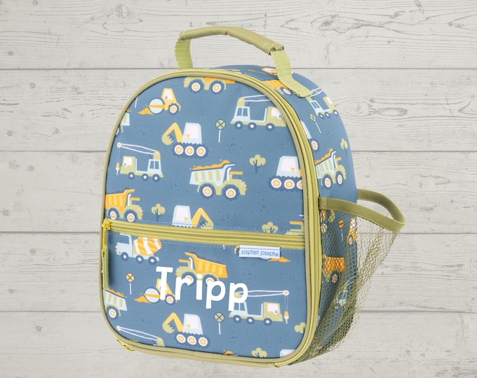 Personalized Childrens Lunchbox with Embroidery Personalization - Lunchbox for Kids