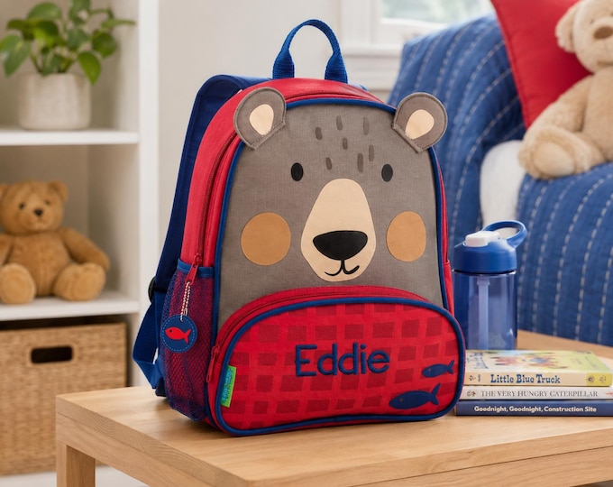 Personalized Kids Backpack: Embroidered Childrens School Bag