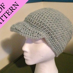 Krystal&#39;s HDC Cap with Brim Pattern (PDF) - [Adult/Teen]