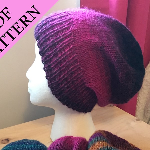 Sammy’s Autumn Slouch Pattern (PDF)- Circular Knit [Unisex - Adult/Teen]