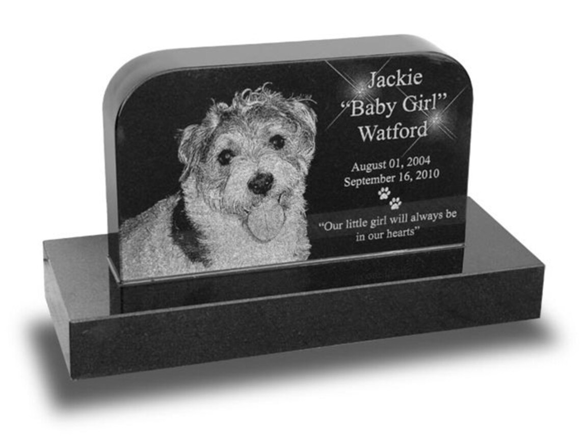 Pet Upright Headstone Small Upright Headstone Upright Pet Etsy