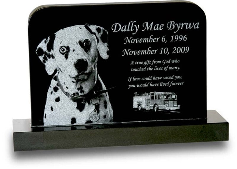 Pet Upright Headstone, Upright Headstone, Upright Pet Tombstone