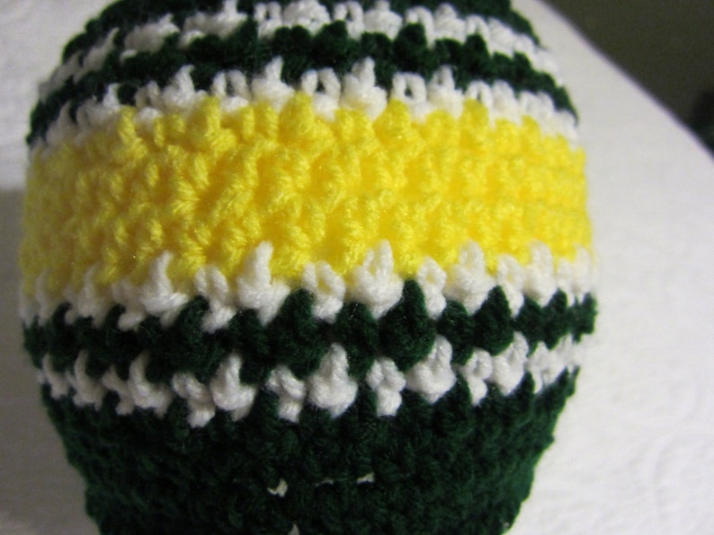 Crochet Beanie,Packers,Sports Beanie,Men/'s Beanie,Skull Cap,Cap,Beanie Cap,Striped Beanie,Hat,Men/'s Hat,Green Bay Packers,NFL Colors