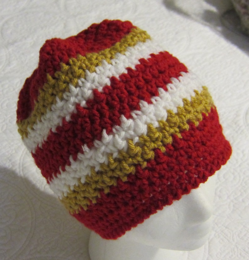 Crochet Beanie,Chiefs,Sports Beanie,Men 