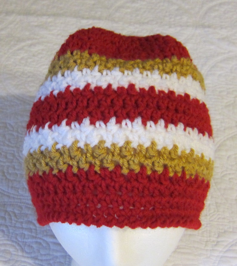 Crochet Beanie,Chiefs,Sports Beanie,Men 