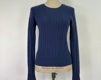 Vintage Lilly Pulitzer Cashmere Cable Knit Sweater - Size Small