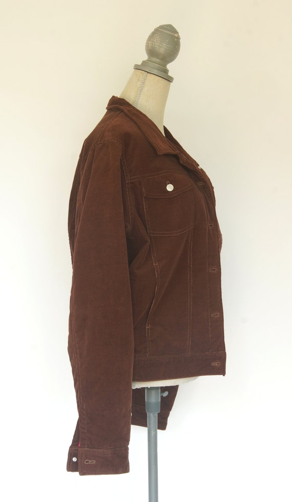 Vintage Lilly Pulitzer Brown Corduroy Jacket, XL … - image 2