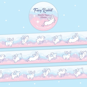 Fairy Rabbit Washi Tape (25mm)