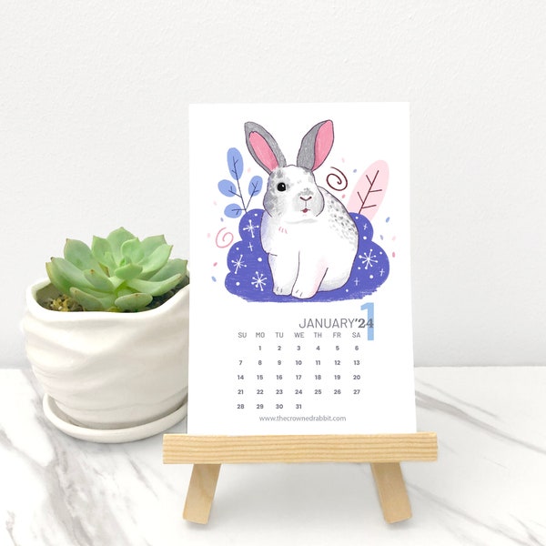 4x6 Desk Calendar Etsy