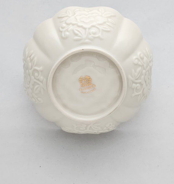 Lenox Peony Handled Basket Ivory Porcelain Gold G… - image 7