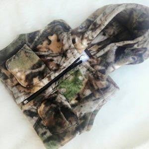 Camo Baby Vest Hunting Vest  Green Camo Vest Back to School Toddler Vest Hoodie Fall Photo Prop