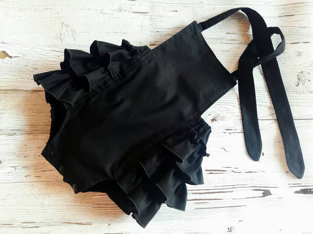 baby girl black romper