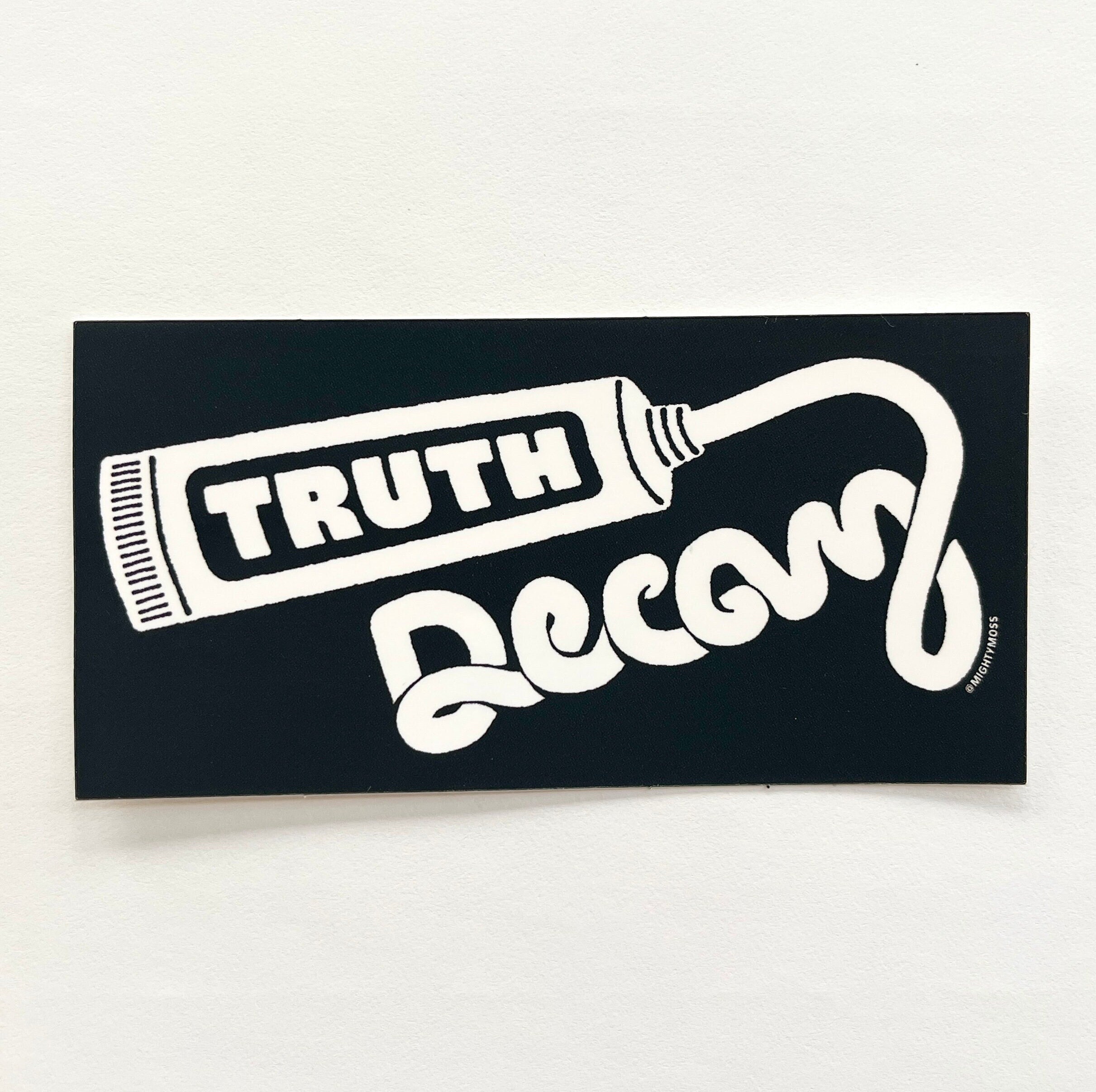 Truth Addict Sticker Truth Decay 4x2