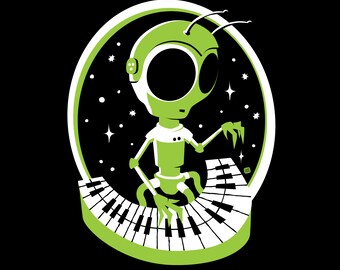 Groovy Alien Unisex T-Shirt