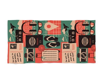 Mighty Summer Travel Beach Towel