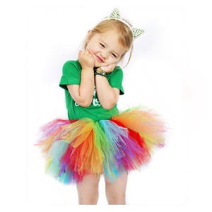 Rainbow Tutu, Colorful Tutu, Birthday Tutu, Rainbow Party, Birthday Tutu, Dress up, Cake Smash Tutu, Rainbow Outfit