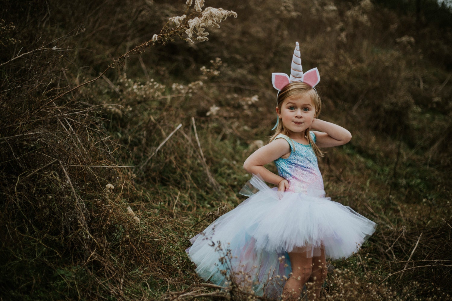 Unicorn Tutu, High Low Tutu, White High Low Tutu, Custom High Low Tut…